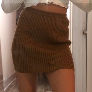 🍂✨ Fall Ribbed Sweater Skirt ✨🍂